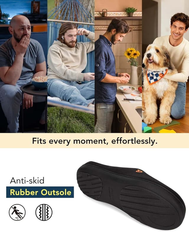 Thumbnail 6 de VeraCosy Zweifarbige Hausschuhe Memory 1 Paar