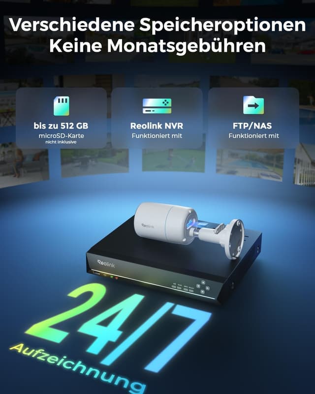 Thumbnail 6 de Reolink CX810 ColorX PoE 4K-UHD Kamera mit Echtfarben-Nachtsicht, HDR und 2-Wege-Audio