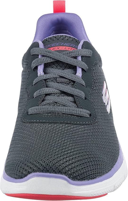 Thumbnail 3 de Skechers Flex Appeal 4.0 Mujer Zapatillas Charcoal Lavendar