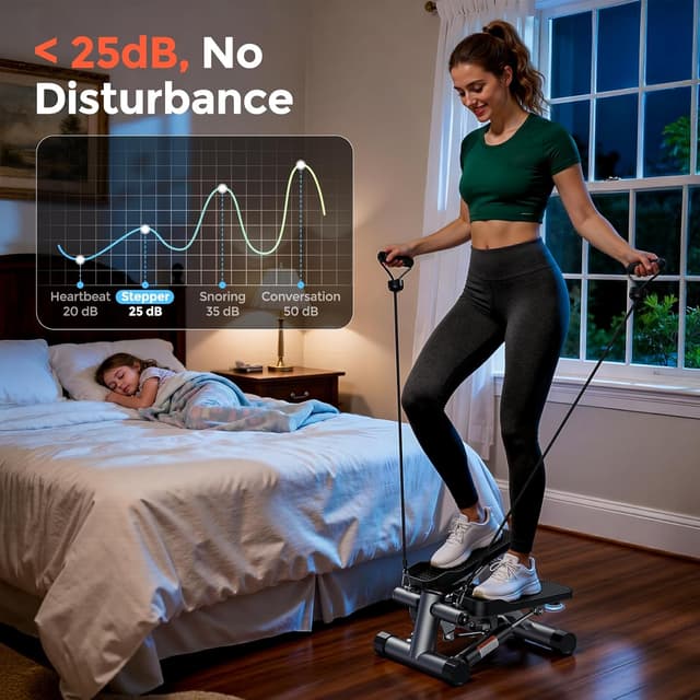 Thumbnail 6 de Sportsroyals Stair Stepper 350 lbs capacity