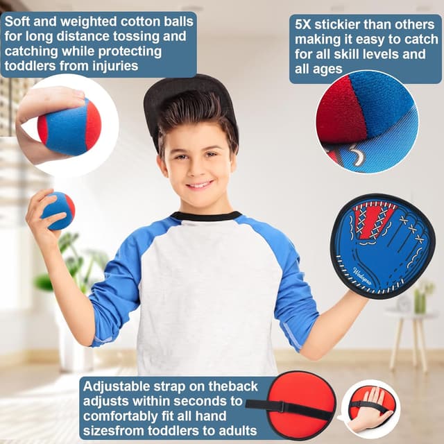 Thumbnail 3 de Toss and Catch Ball Game kids outdoor catch set