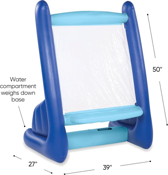 Detalle de Hearthsong Double-Sided Inflatable Kids Art Easel (Outdoor & Indoor Paint Station) for Toddlers and Kids