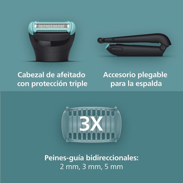 Detalle de Philips BG5480 Afeitadora corporal 100 min