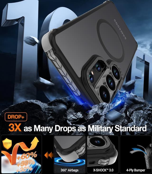 Thumbnail 2 de DEERLAMN Strong Magnetic Case for Galaxy S26 Ultra