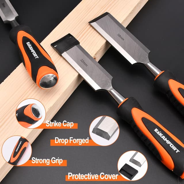 Thumbnail 1 de Ezkamfort 13-Piece Wood Chisel Set