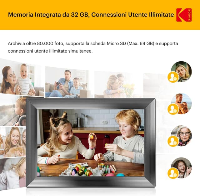 Thumbnail 3 de KODAK Cornice Digitale 10,1 Pollici