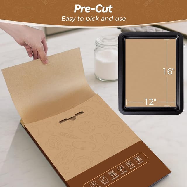 Thumbnail 2 de 360 Count Parchment Paper Sheets 🧁