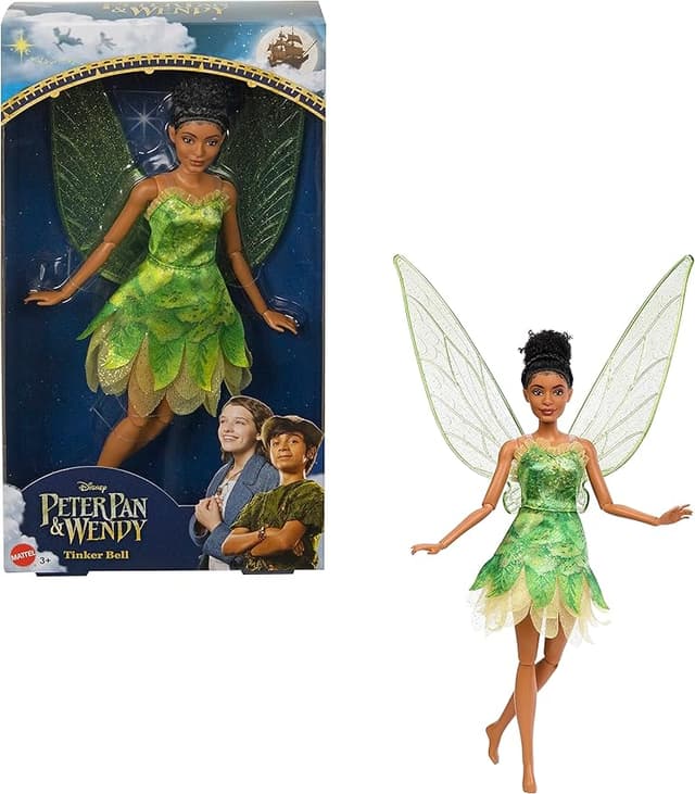 Detalle de Mattel Disney Peter Pan y Wendy Campanilla Muñeca +3 años