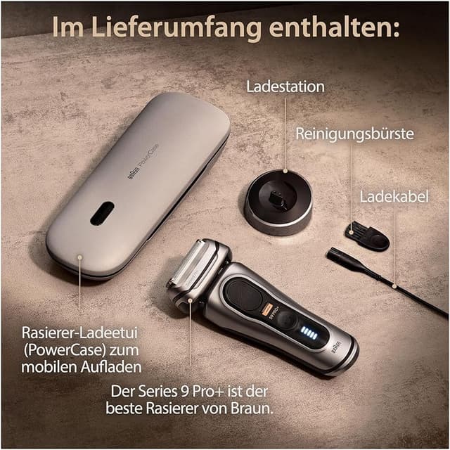 Thumbnail 6 de Braun Series 9 Pro+ Afeitadora Eléctrica Hombre, Platinium