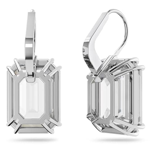 Thumbnail 3 de Swarovski Pendientes Millenia Blancos Octogonales 💎