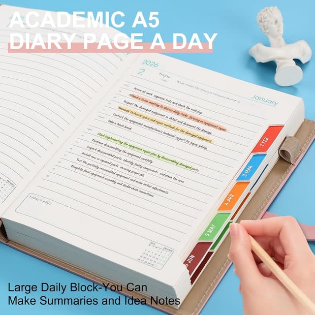 Thumbnail 5 de agenda académica 2026 A5 día por página