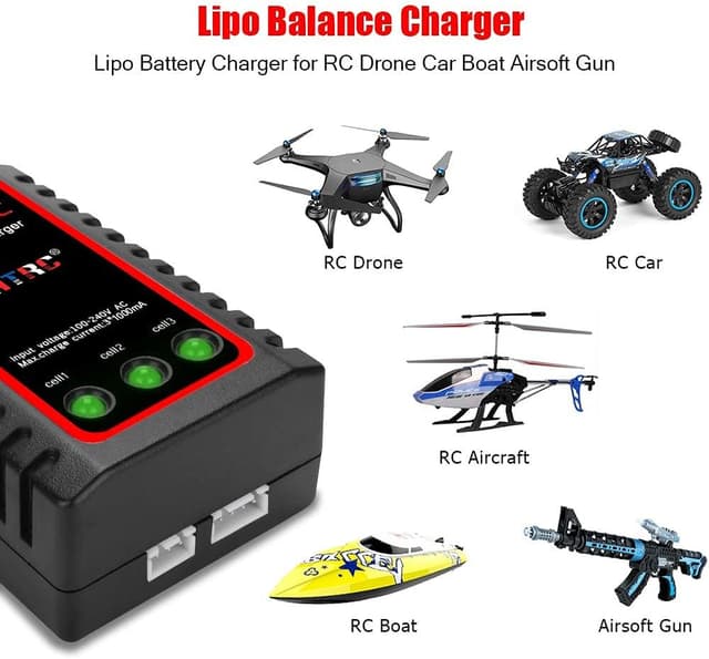 Thumbnail 5 de Haisito B3 Lipo Ladegerät für 2S/3S Akku 7,4/11,1V