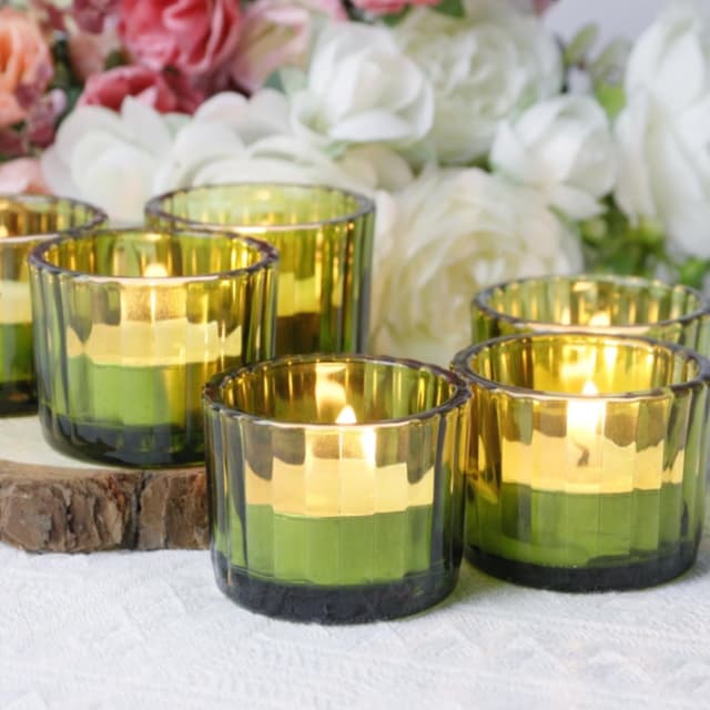 Thumbnail 2 de Filltown Teelichthalter-Set 12 grüne Gläser