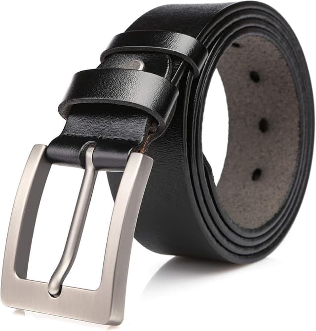 Thumbnail 6 de DOVAVA soft genuine leather belt for men with anti-scratch buckle