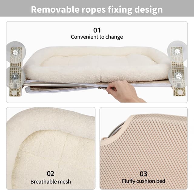 Thumbnail 3 de PEFUNY Cordless Folding Cat Window Perch