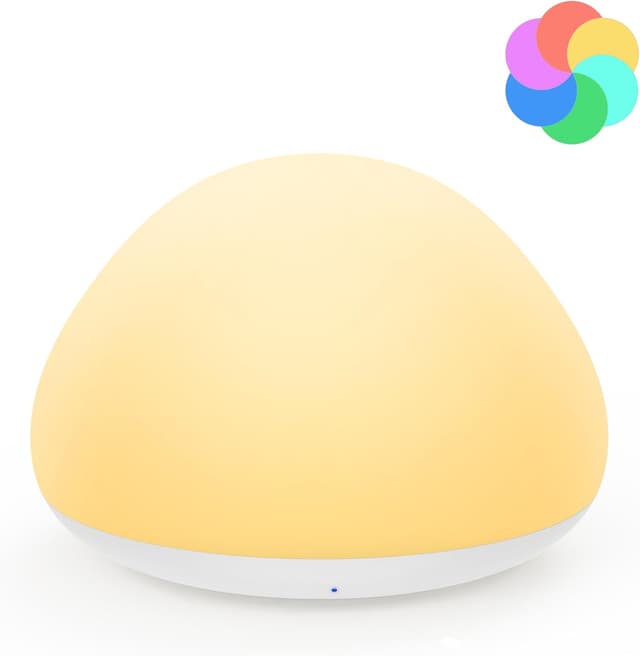 Detalle de JolyWell Night Light 100h soft silicone lamp