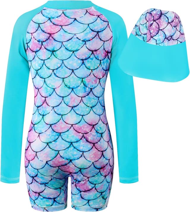Detalle 2 de Girls UV rash guard swimsuit, long sleeve