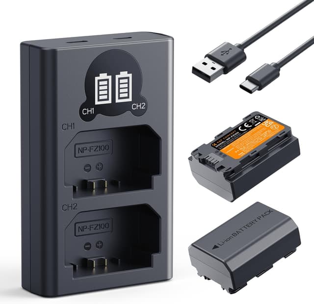 Thumbnail 4 de K&F CONCEPT NP-FZ100 2600mAh Batteria per fotocamera