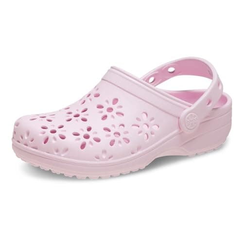 Imagen de Crocs Classic Floral Cut Out Clog T 20/21 EU, Zueco unisex rosa en OfertitasTOP