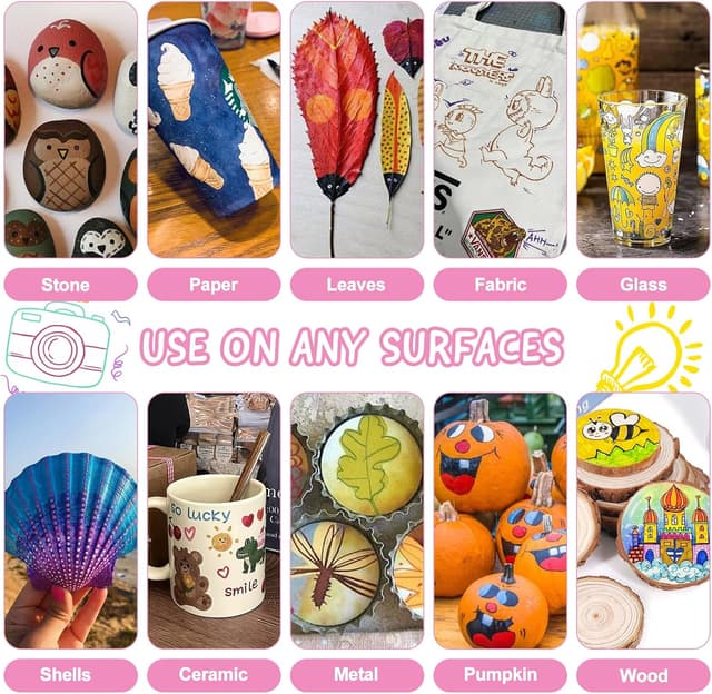 Thumbnail 4 de YITHINC Pennarelli acrilici 42 colori