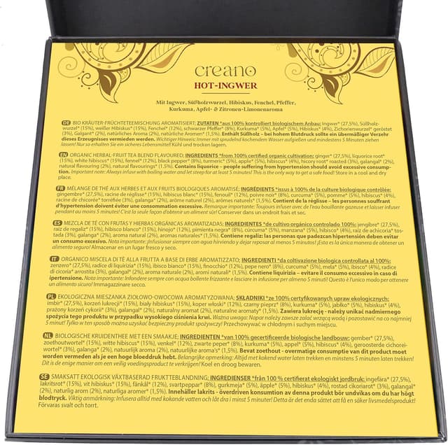 Thumbnail 4 de Creano Set Regalo Tisane Biologiche 9 piramidi 🍵