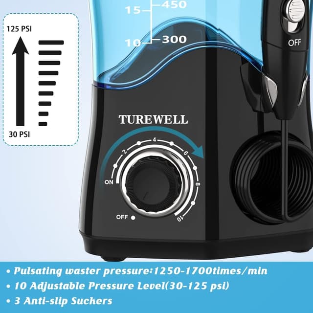 Thumbnail 6 de TUREWELL Water Dental Flosser for Teeth Braces