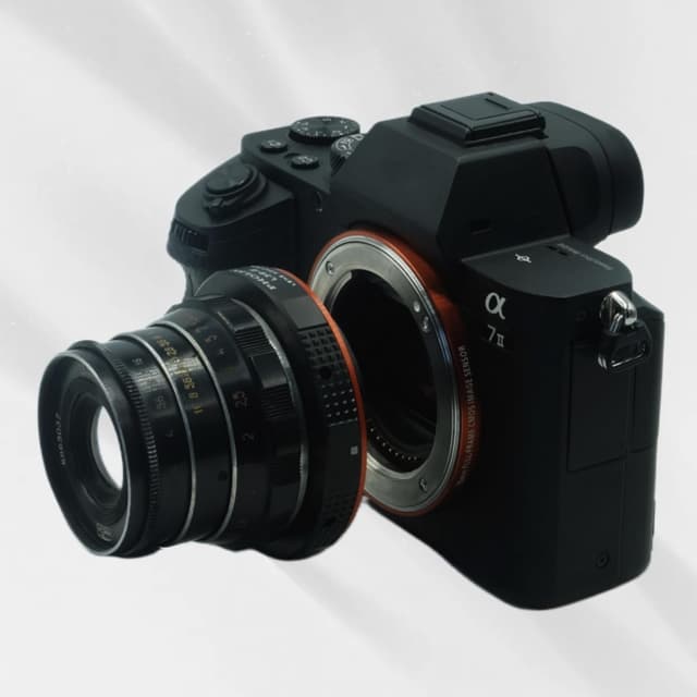 Detalle de PHOLSY manueller Objektivadapter für Leica L39/M39/LTM-Objektive auf Sony E (NEX) Kameras