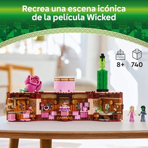 Detalle de LEGO 75683 Dormitorio de Glinda y Elphaba 🏰