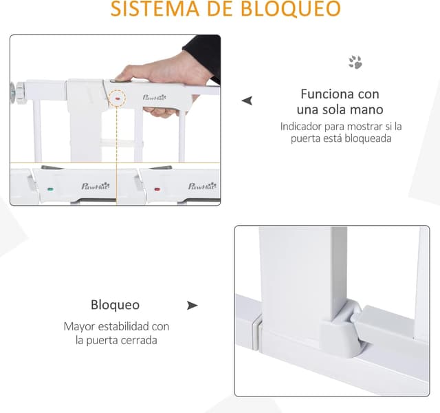 Thumbnail 4 de PawHut Barrera de Seguridad 76 cm