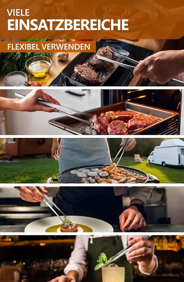 Thumbnail 5 de 4smile Kochpinzette 2 Stück Set