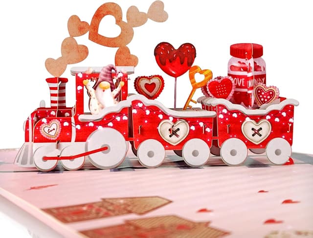 Thumbnail 6 de CUTPOPUP Jubiläumskarte als Pop-Up-3D-Karte – Hochzeitstag, Jahrestag & Valentinstag