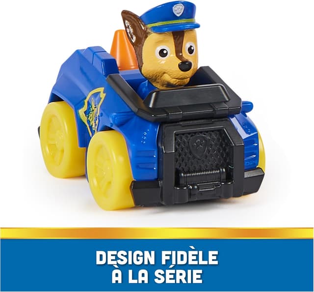 Detalle 2 de Coffret Cadeau Paw Patrol Pat Patrouille – 6 Racers Pup Squad (voitures + chiots) à collectionner