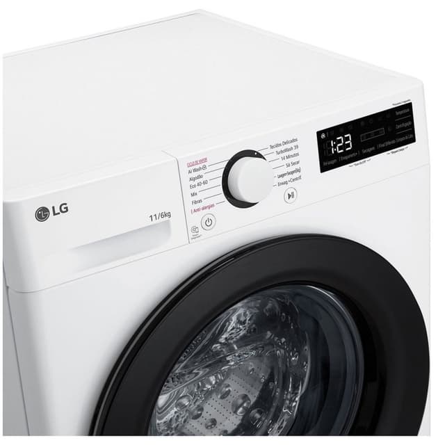 Detalle 2 de LG F4DR5011S6W Lavasecadora 11Kg/6Kg