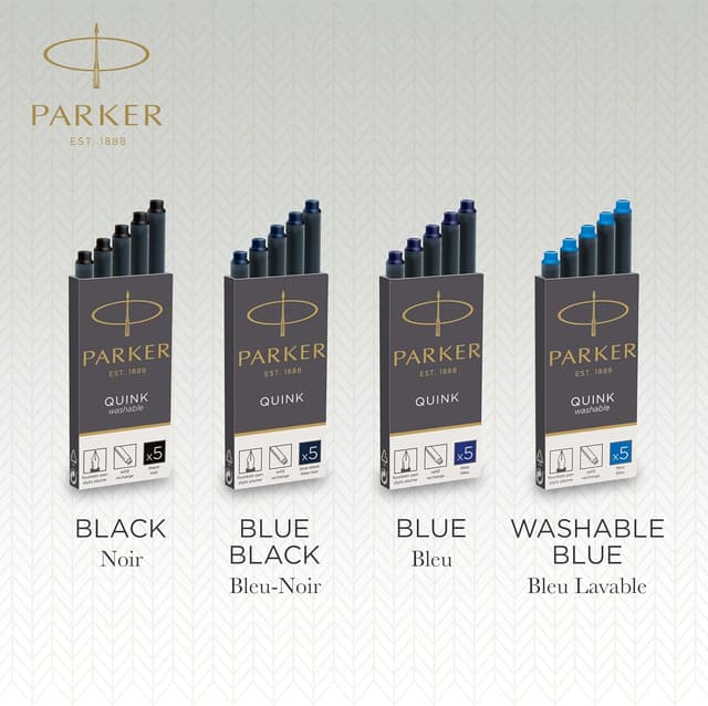 Detalle 1 de Parker Quink ricariche blu per penne 10