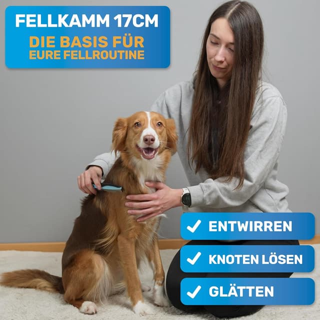 Thumbnail 1 de BluePet Profi 17cm Hundekamm Katzenkamm