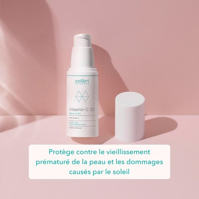 Detalle de Colibri Skincare VITAMIN C20 BOOSTER 30 ml – Sérum visage à la vitamine C contre les taches et le teint terne
