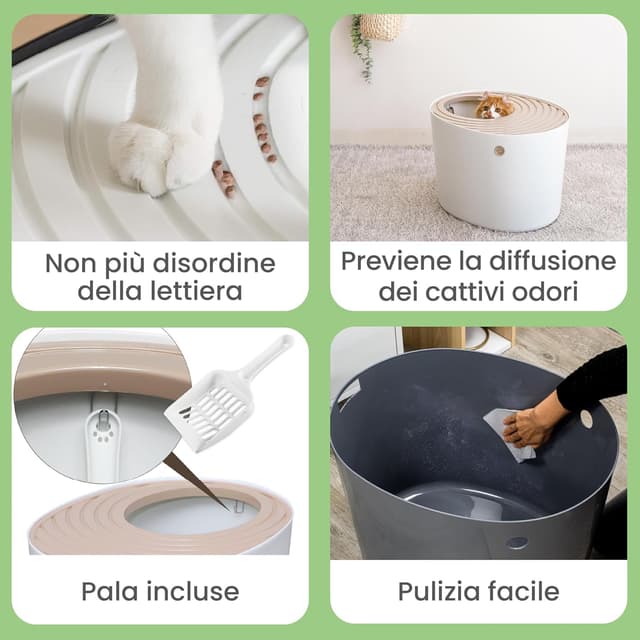 Detalle de Iris Ohyama PUNT-530 lettiera per gatti 7 kg 🐱