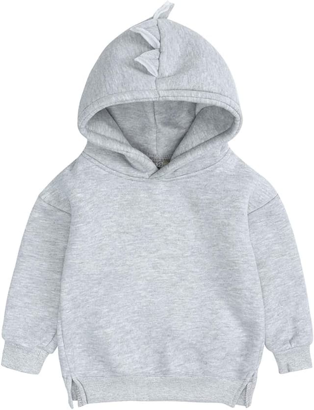 Thumbnail 6 de Famuka Toddler Hoodie Solid Colour Sweatshirt