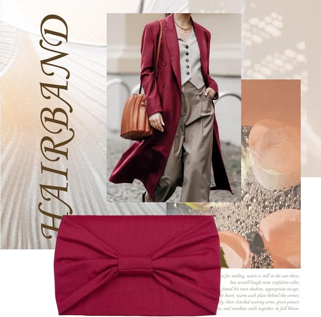 Thumbnail 6 de Kavya diademas para mujer elásticas