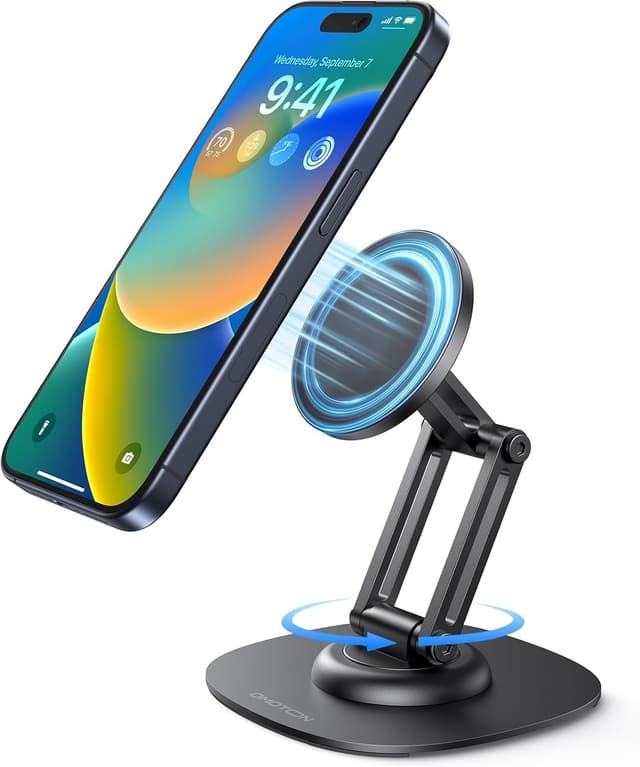 Detalle de OMOTON 360° Rotating Magnetic Stand for iPhone ⚙