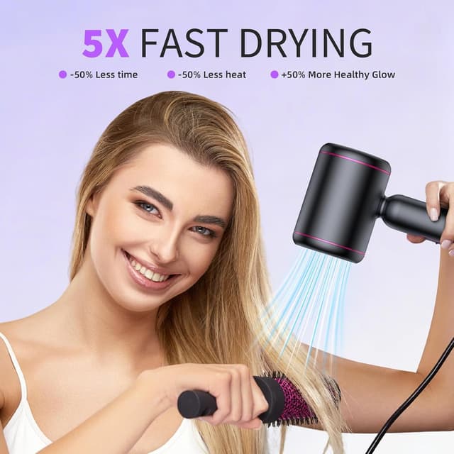 Detalle 1 de 1800W Foldable Travel Hair Dryer