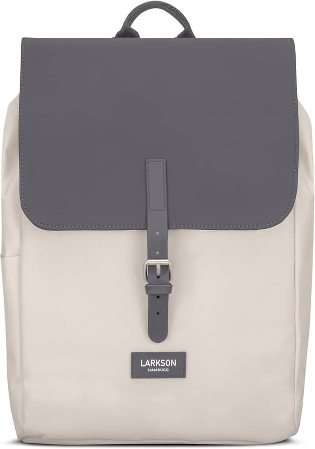 Detalle de LARKSON Sac à dos femme petit Ida : sac compact pour l’université, avec compartiment ordinateur 13 pouces