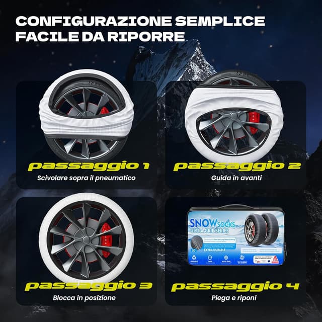 Thumbnail 6 de Suriwee Textil Schneeketten 2er Kit