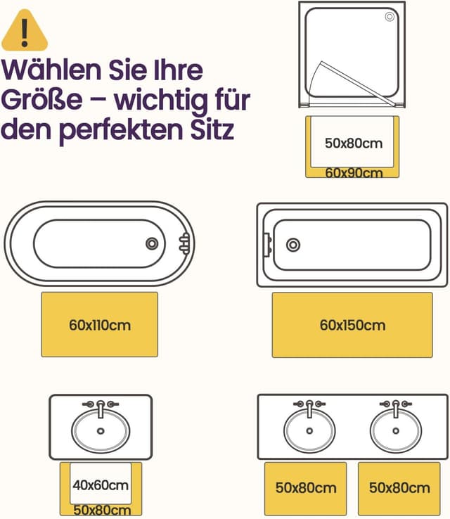 Detalle 2 de DEXI Badematte grau 50 x 80 cm