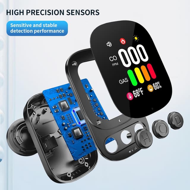 Thumbnail 6 de Gedsffati HD08-G Rilevatore di gas e CO con spina 🛡