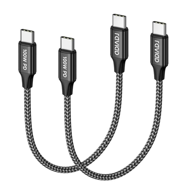 Detalle de RAVIAD USB C Kabel Kurz 0.5M 2er Pack