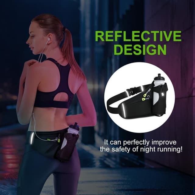 Detalle de Flintronic riñonera para running