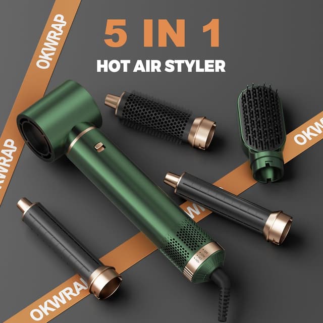Detalle de OKWRAP Airbrush 5 in 1 hair styler