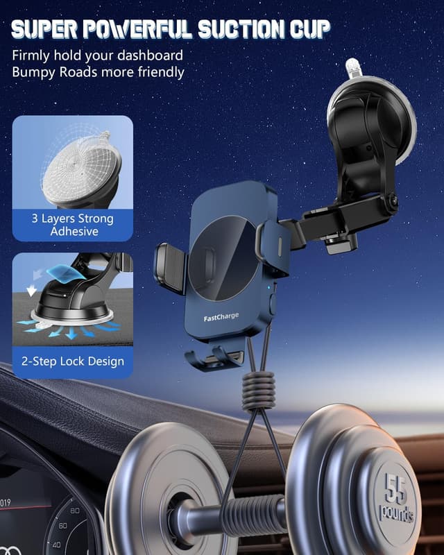 Thumbnail 6 de BothLin 3 in 1 Wireless Car Charger 15W