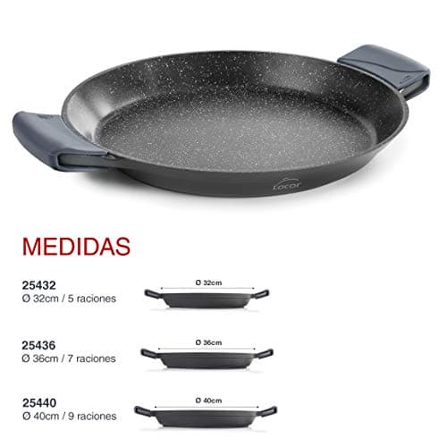 Thumbnail 1 de LACOR 25436 Friteuse à paella en alliage, noir ⚙